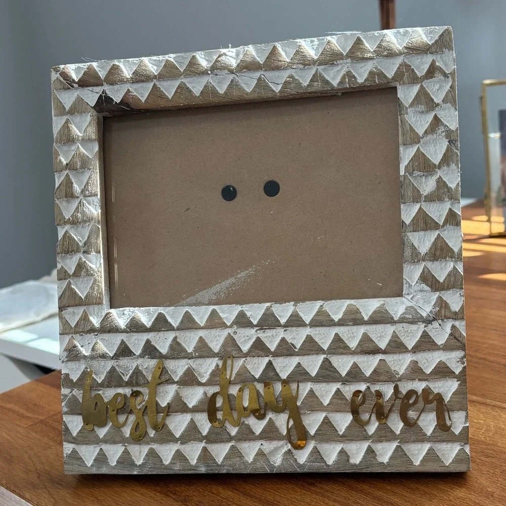 Best Day Ever Wedding Photo Frame
